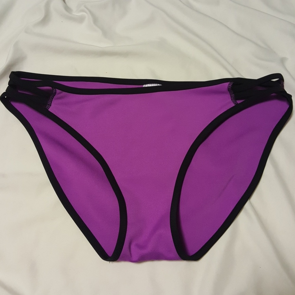 Purple bikini bottoms